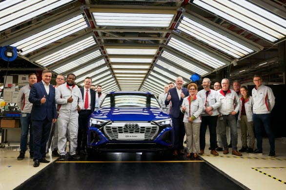 Produktionsstart för Audi Q8 e-tron i Bryssel