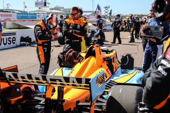 Felix Rosenqvist avslutade nyligen Indycar-säsongen med en fjärdeplats vid finalen på Laguna Seca, Kalifornien, vilket placerade honom på en åttondeplats i mästerskapstabellen. Fotograf: Mattias Persson / Motorsport Publication
