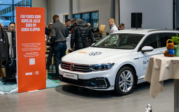 Volkswagen personbilar stödjer BRIS