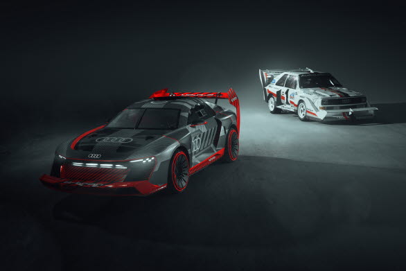 Ken Block’s Audi S1 Hoonitron och Audi Sport quattro S1